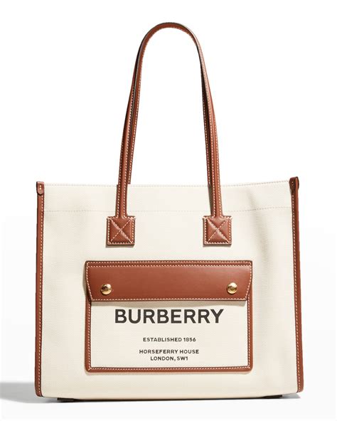 burberry white tote bag|Burberry beige tote bag original.